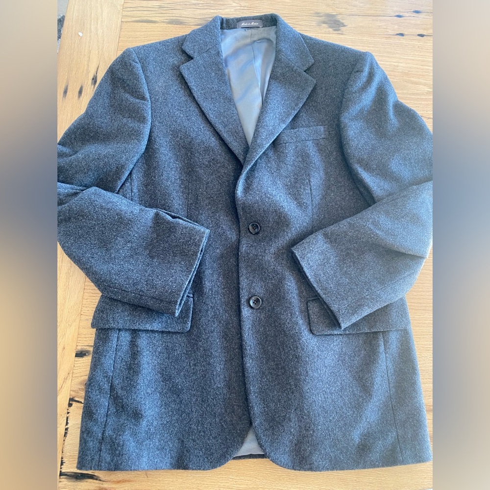 Oscar de‎ la Renta Blue Men's 3 Button Blazer Suit Coat  Preowned